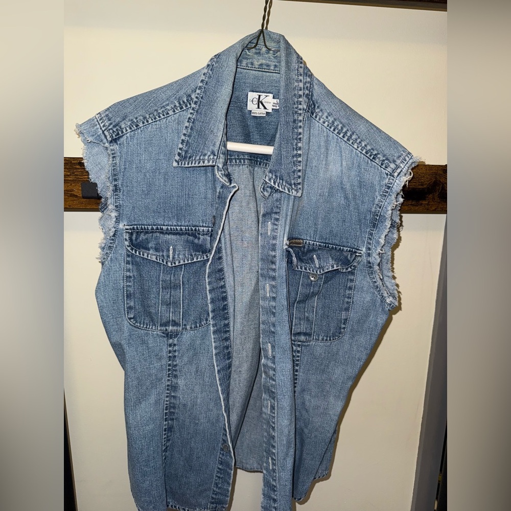 Vintage Calvin Klein denim vest